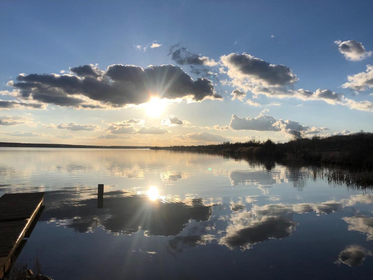 Ferienhaus Neuseenland Grosszossen Luaran gambar